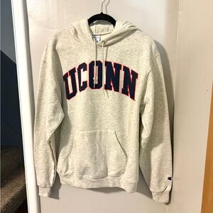 Champion UConn Gray Hoodie